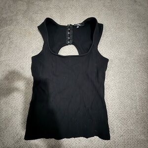 Lulus cutout Black Sleeveless Top
